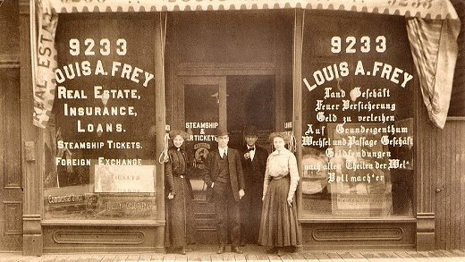 Louis Frey's business, courtesy of Nancy